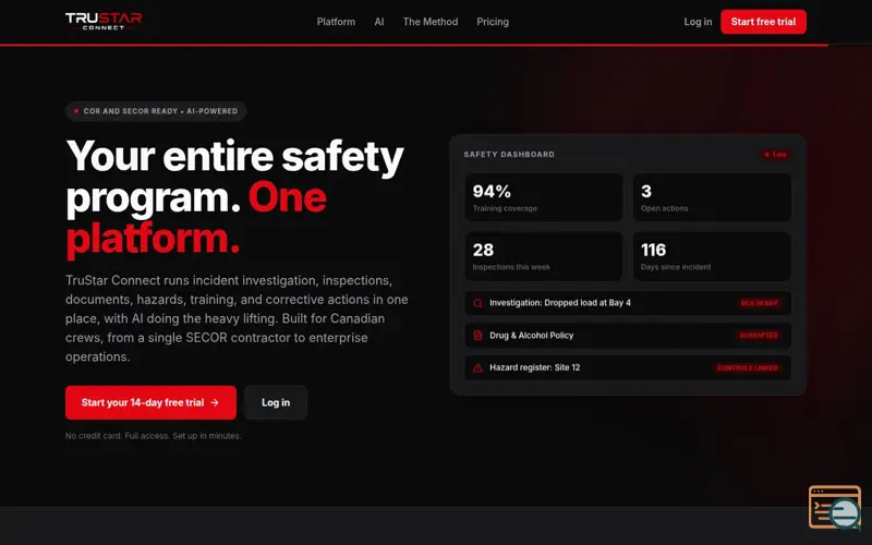 Screenshot of TruStar Connect