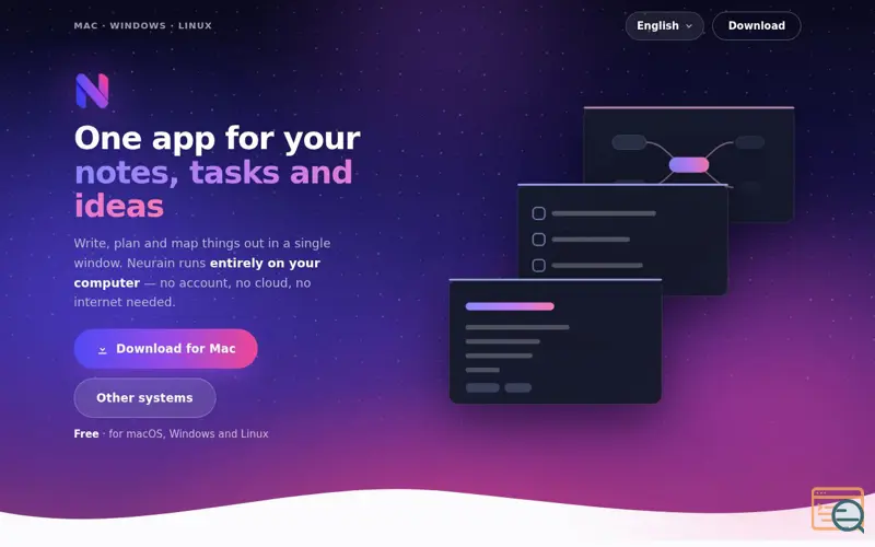 Screenshot of Neurain