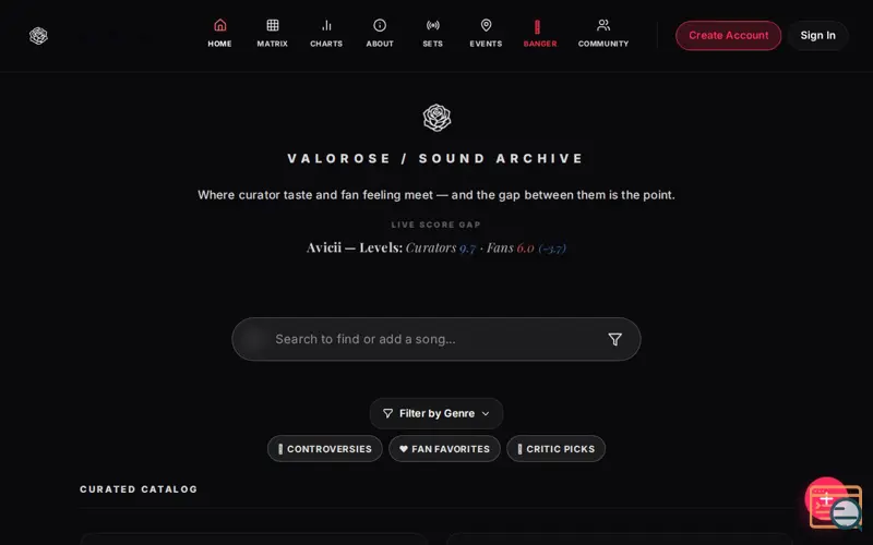 Screenshot of Valorose