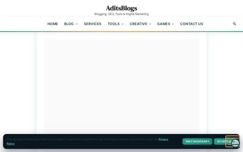 Screenshot of Free AI Prompt Generator