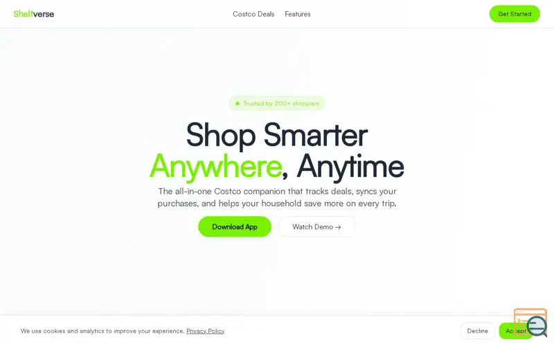 Screenshot of Shelfverse