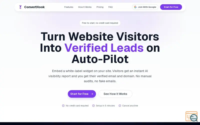 Screenshot of ConvertHook