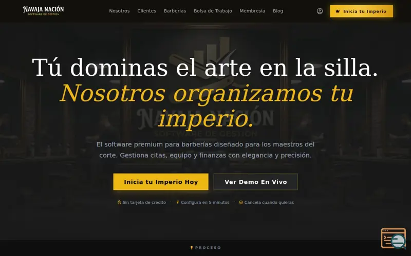 Screenshot of Navaja Nación