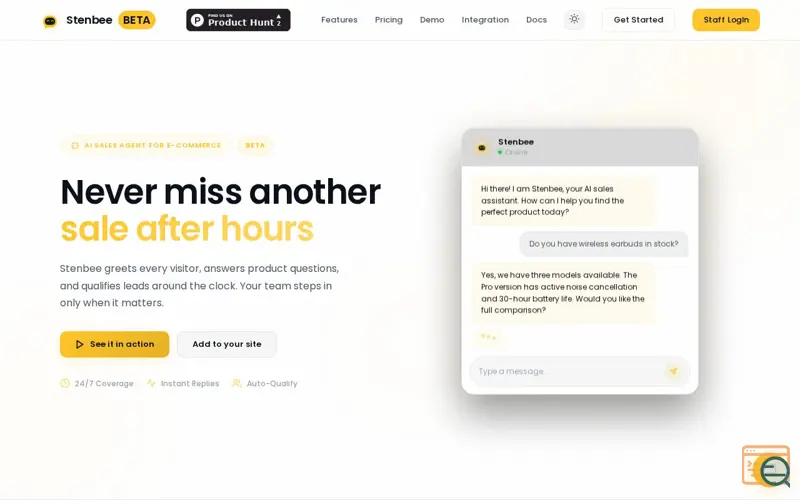 Screenshot of Stenbee