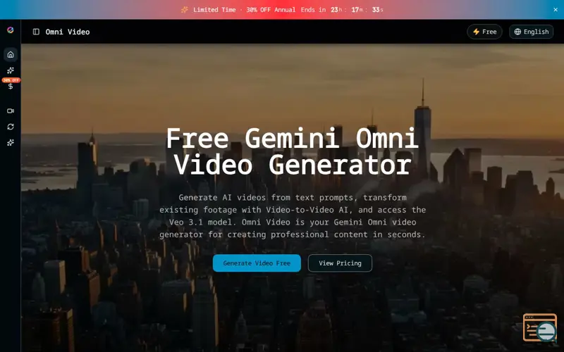 Screenshot of Omni Video