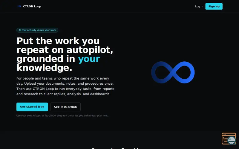 Screenshot of CTRON Loop