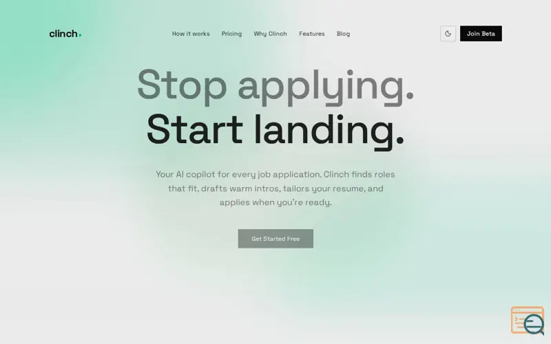 Screenshot of Clinch