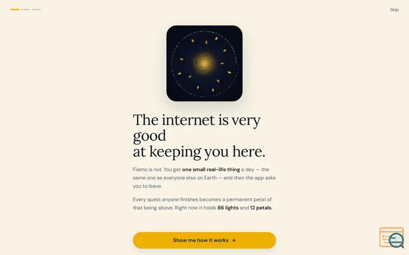 Screenshot of Fiamo