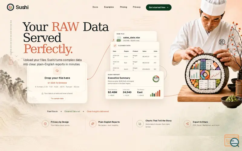 Screenshot of Sushi