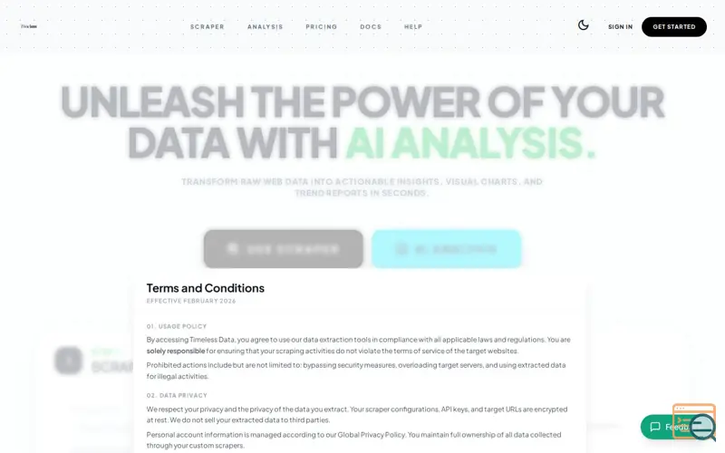 Screenshot of Timeless