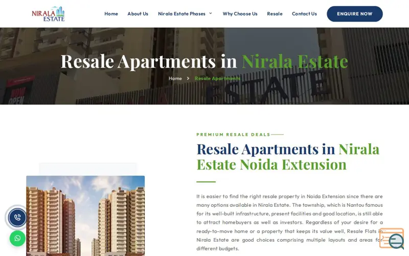 Screenshot of Nirala Estate Noida Extension