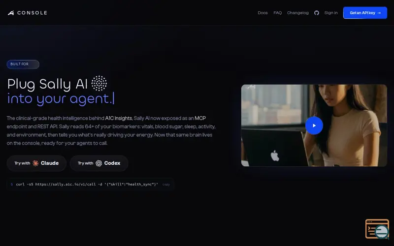 Screenshot of A1C Console