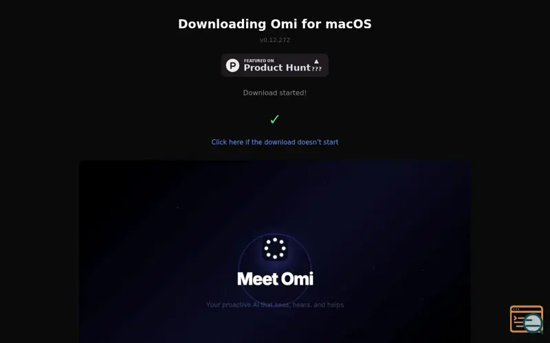 Screenshot of Omi