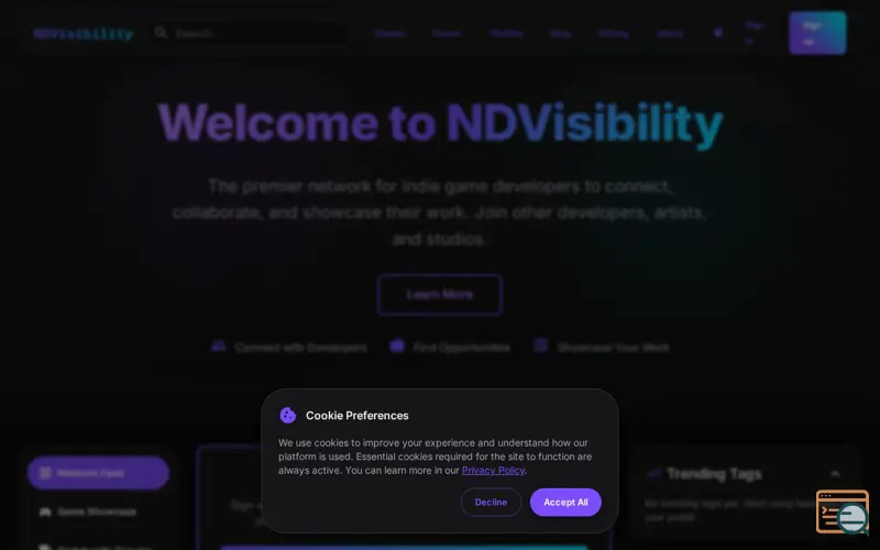 Screenshot of NDVisibility