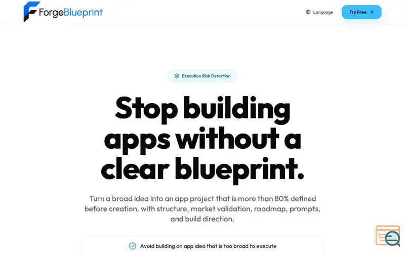 Screenshot of ForgeBlueprint