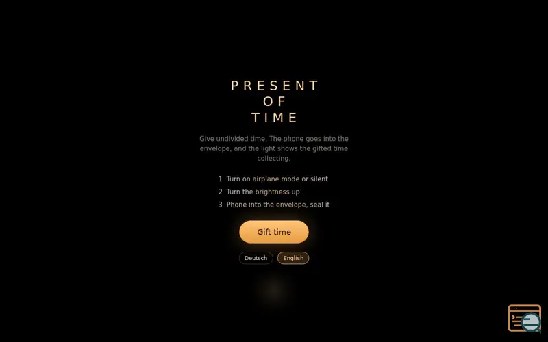 Screenshot of Present of Time