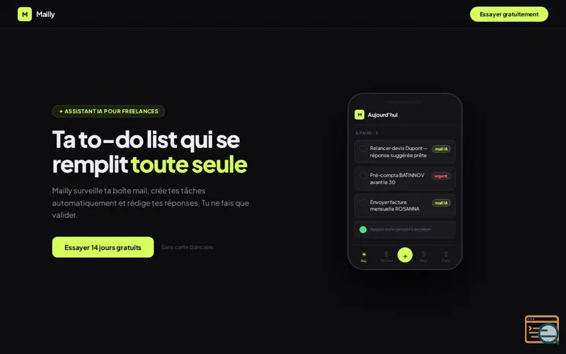 Screenshot of Mailly