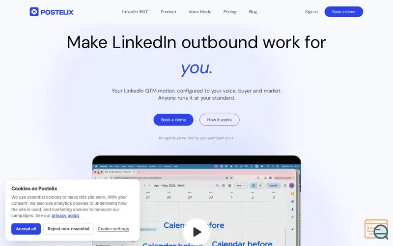 Screenshot of Postelix