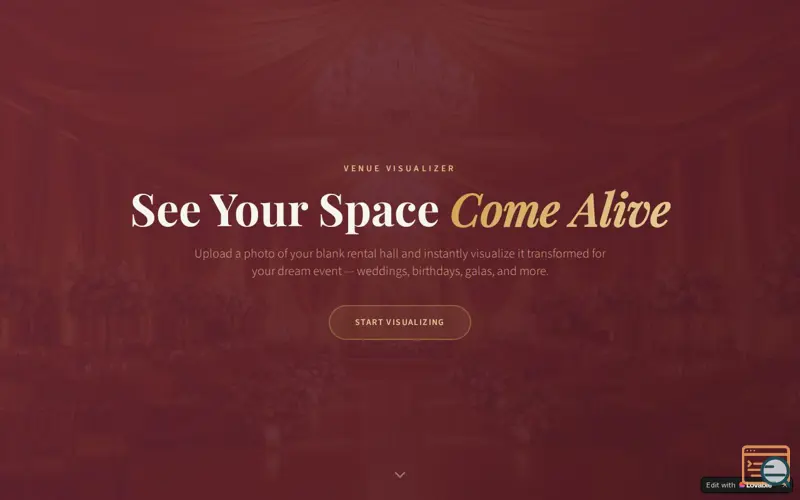 Screenshot of Venue Visualizer