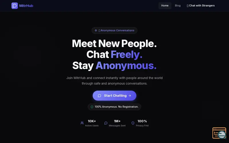 Screenshot of MitrHub