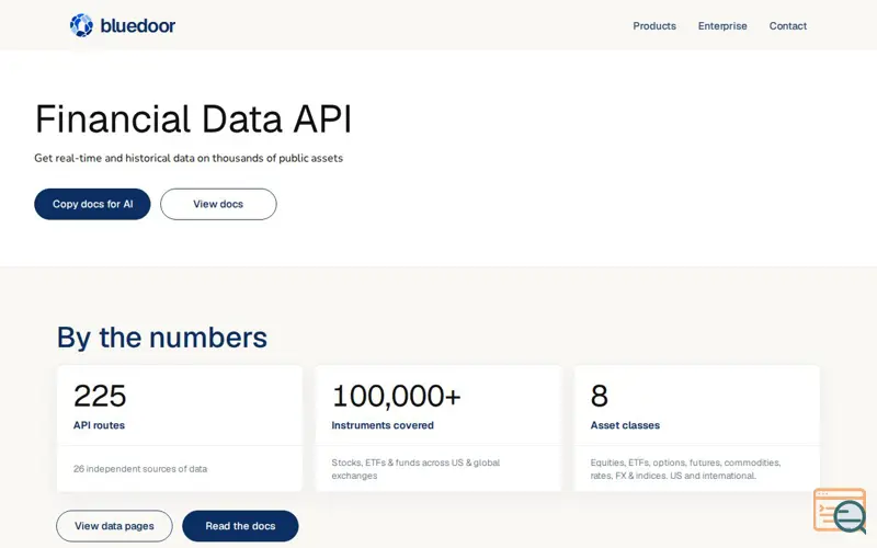 Screenshot of Bluedoor