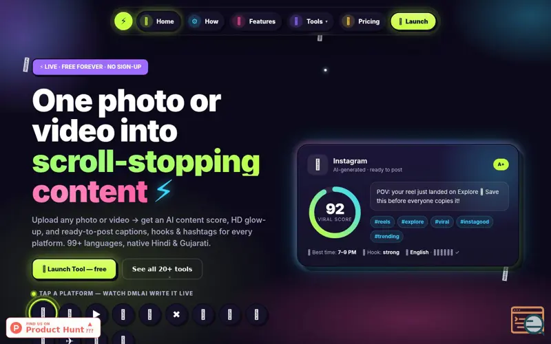 Screenshot of DMLAI