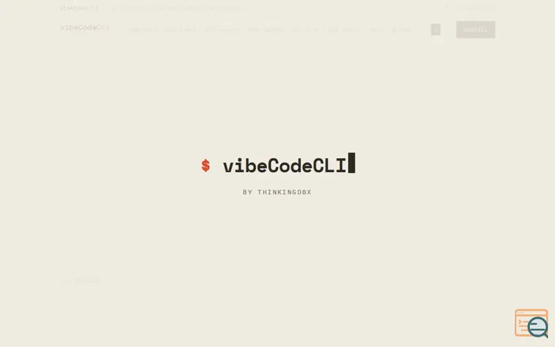 Screenshot of vibeCodeCLI
