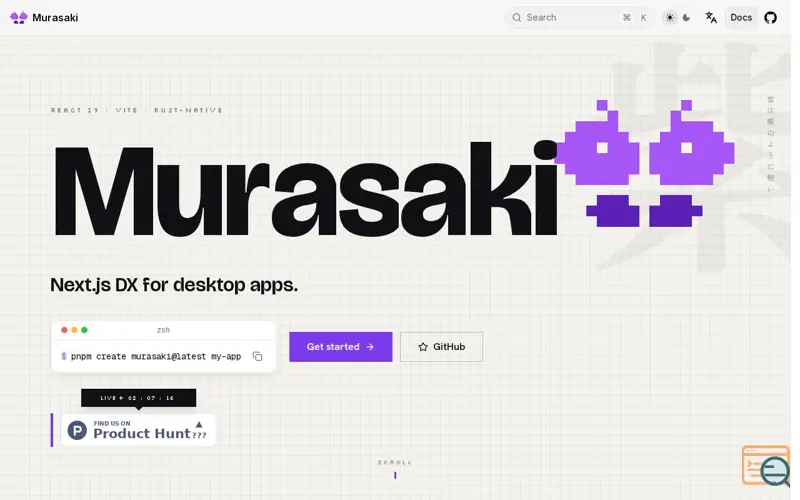 Screenshot of Murasaki