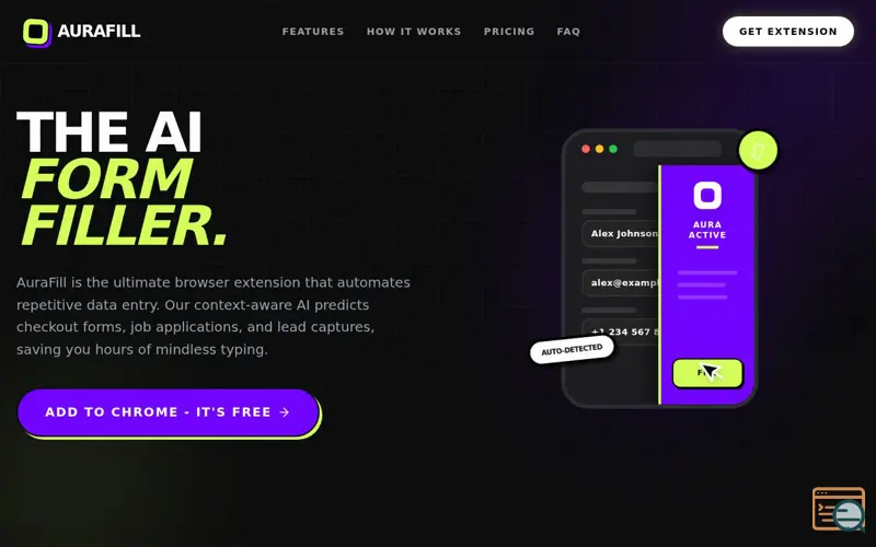 Screenshot of AuraFill
