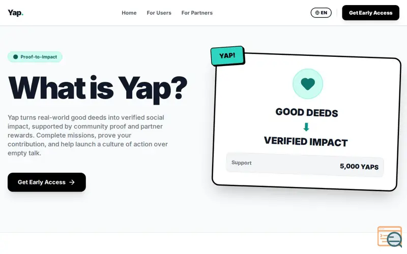 Screenshot of Yap