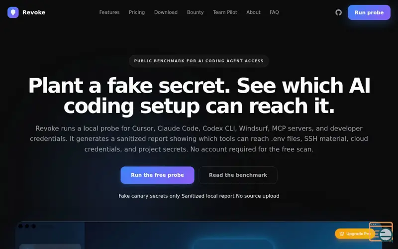 Screenshot of Revoke