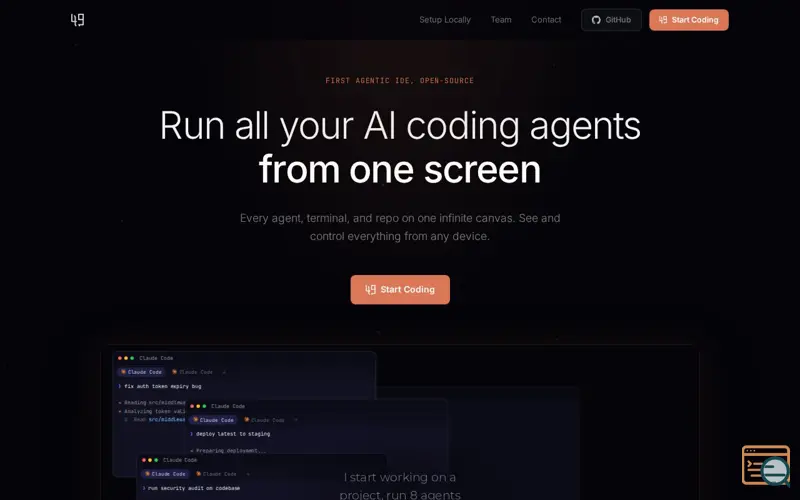 Screenshot of 49agents