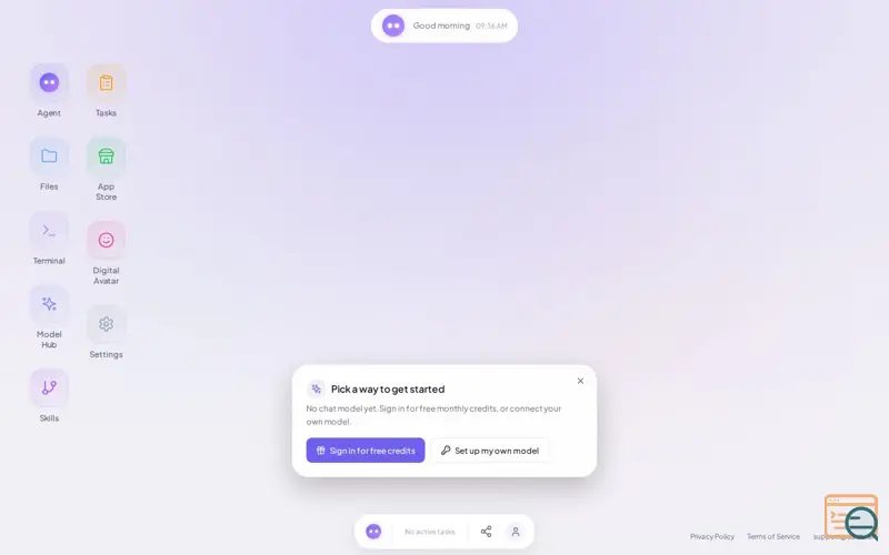 Screenshot of Daoo OS