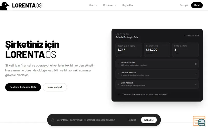 Screenshot of Lorenta OS