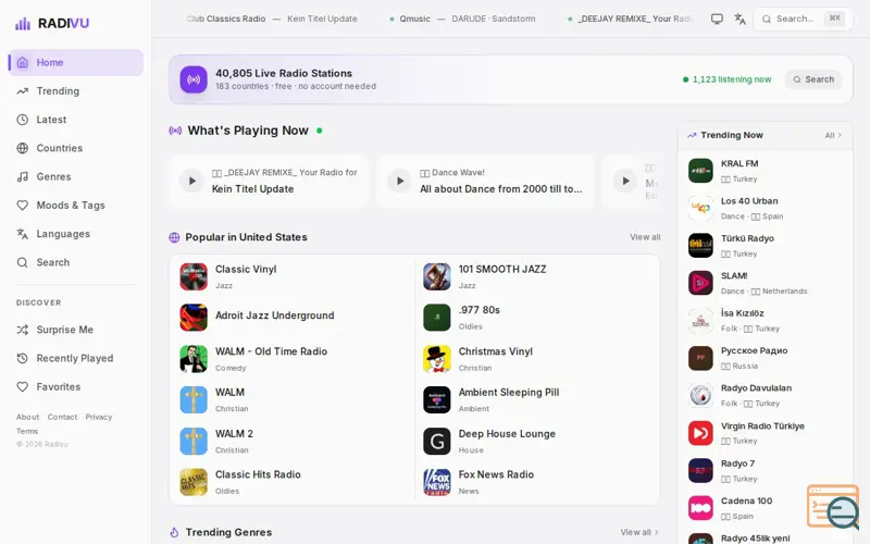 Screenshot of Radivu - Listen Radio