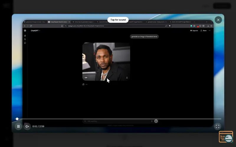 Screenshot of GPTWATERMARKER