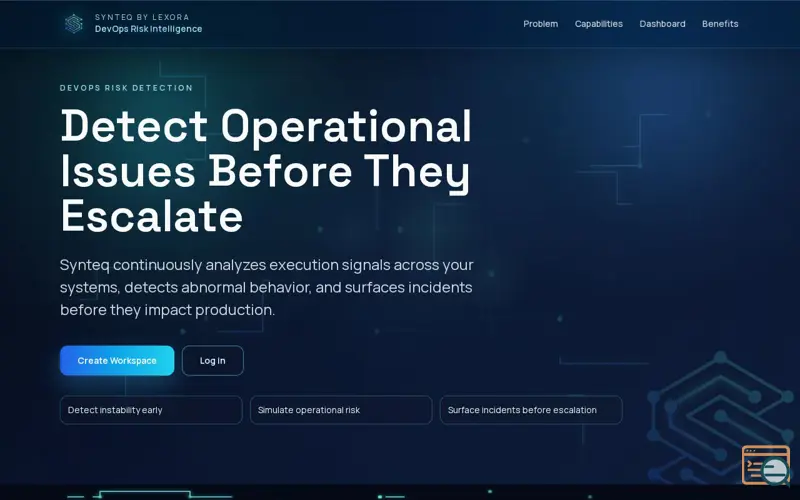 Screenshot of Synteq