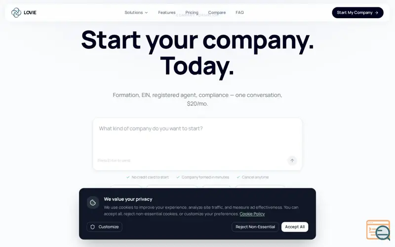 Screenshot of Lovie Formation