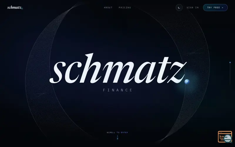 Screenshot of Schmatz — Think like an analyst.