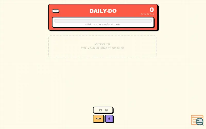 Screenshot of DailyDo
