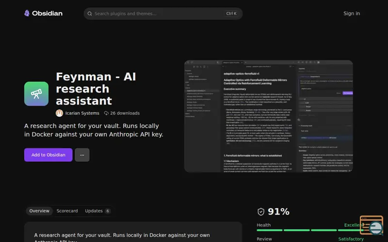 Screenshot of Community