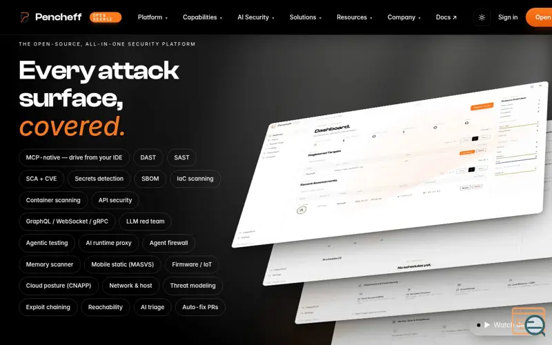 Screenshot of Pencheff