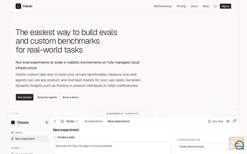 Screenshot of oqoqo