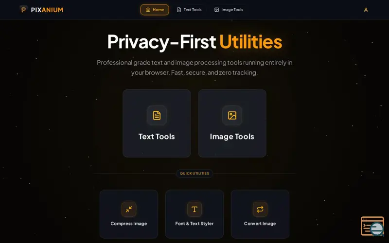 Screenshot of Pixanium
