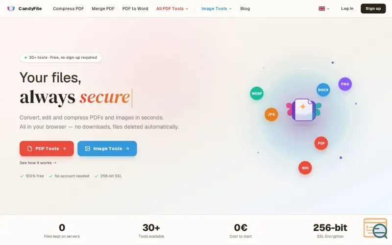 Screenshot of CandyFile