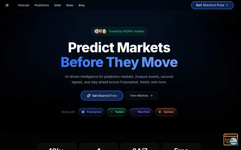 Screenshot of Alphascope, a launch using Whop