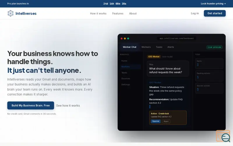 Screenshot of Intelliverses