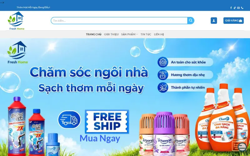 Screenshot of freshhome