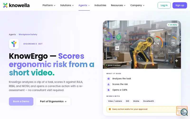 Screenshot of KnowErgo by Knowella