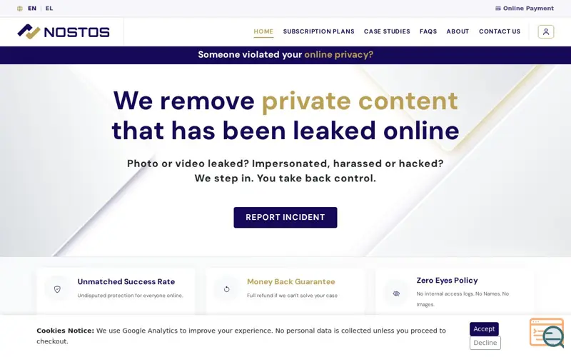 Screenshot of Nostos Online
